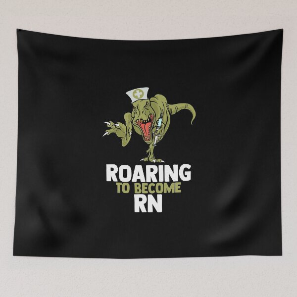 Item preview, Roaring Nurse Quote For A Clinical School Nursing Student designed and sold by Nessshirts.