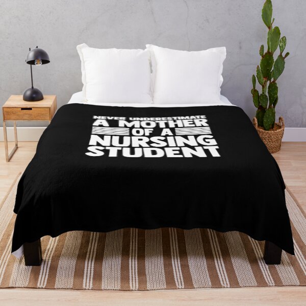 Item preview, Never Underestimate Nursing Quote For A Nurse Student designed and sold by Nessshirts.