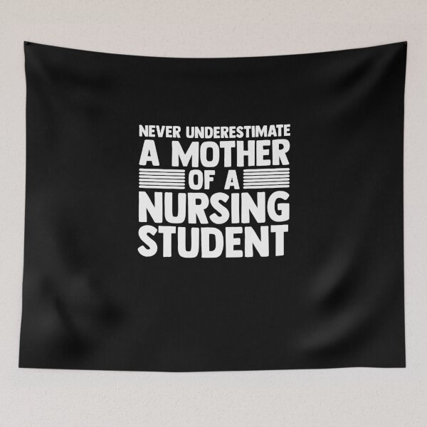 Item preview, Never Underestimate Nursing Quote For A Nurse Student designed and sold by Nessshirts.