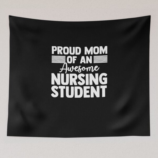 Item preview, Proud Mom Quote For A Nursing School Nurse Student designed and sold by Nessshirts.