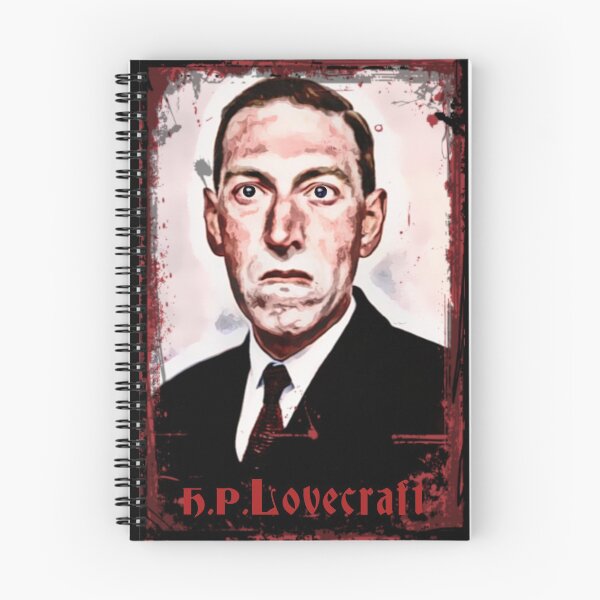 Item preview, Grim H. P. Lovecraft grunge style portrait designed and sold by Zanimations.