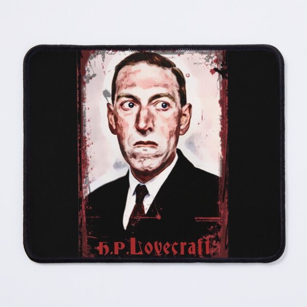 Item preview, Dissatisfied H. P. Lovecraft grungestyle portrait designed and sold by Zanimations.