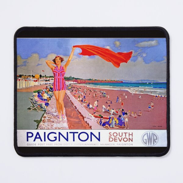 Item preview, Vintage Great Western Railway travel poster for Paignton, Devon designed and sold by Random Railways.