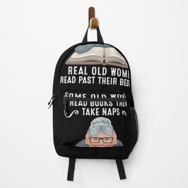 Item preview, Some old women read books then take naps real old woman read past their bedtime Funny books lover tee designed and sold by CathysGrimes.