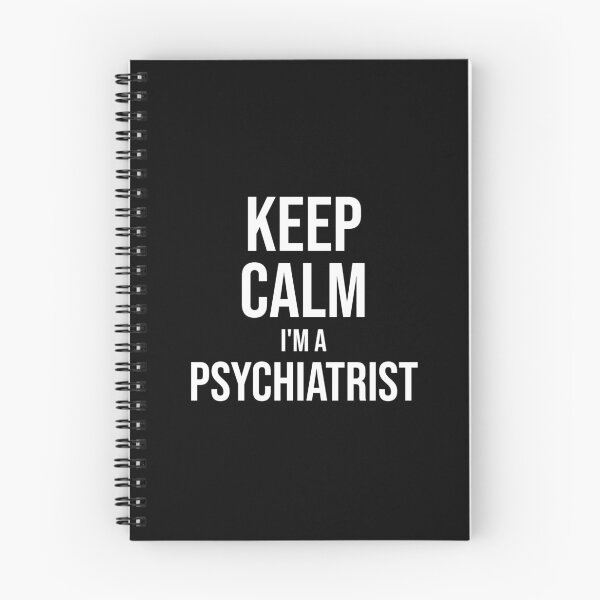 Artikelvorschau, Keep Calm, ich bin Psychiater: Lustiges Psychiater-T-Shirt, Scherzgeschenk für Kollegen, für Männer und Frauen (Geschenkidee zum Geburtstag, Halloween, Weihnachten und Erntedankfest) entworfen und verkauft von Letaf.