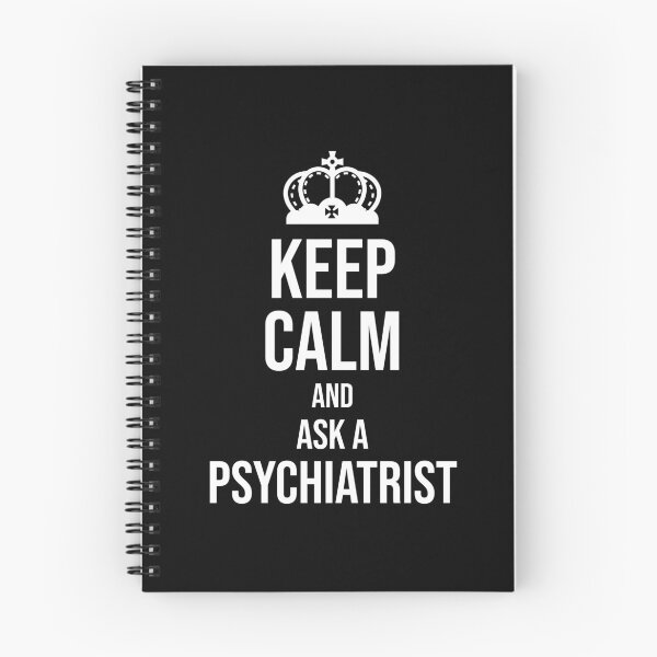 Artikelvorschau, Behalten Sie Ruhe und fragen Sie einen Psychiater: Lustiges Psychiater-T-Shirt Mitarbeiter-Gag-Geschenk für Männer und Frauen (Geburtstag, Halloween, Weihnachten & Thanksgiving-Geschenkidee) entworfen und verkauft von Letaf.