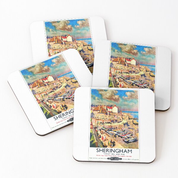 Item preview, Vintage British Railways travel poster for Sheringham designed and sold by Random Railways.