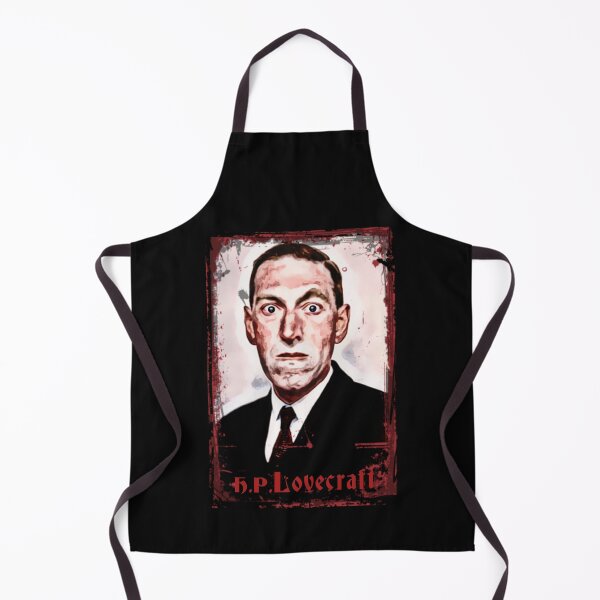 Item preview, Amazed H. P. Lovecraft grungestyle portrait designed and sold by Zanimations.