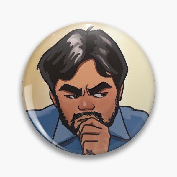 Item preview, Hikaru Nakamura Thinking Fan Art designed and sold by GambitChess.