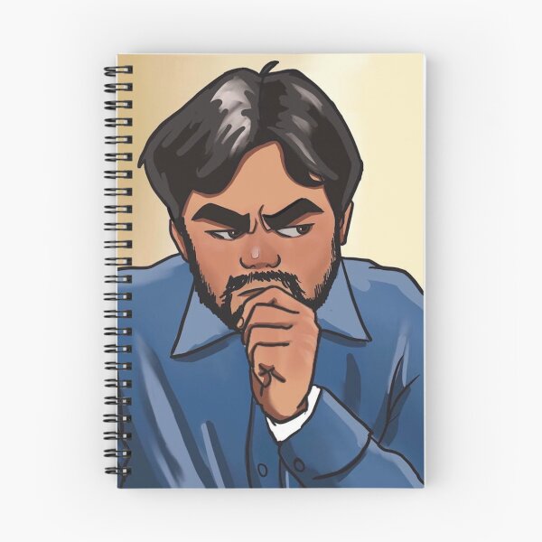 Item preview, Hikaru Nakamura Thinking Fan Art designed and sold by GambitChess.