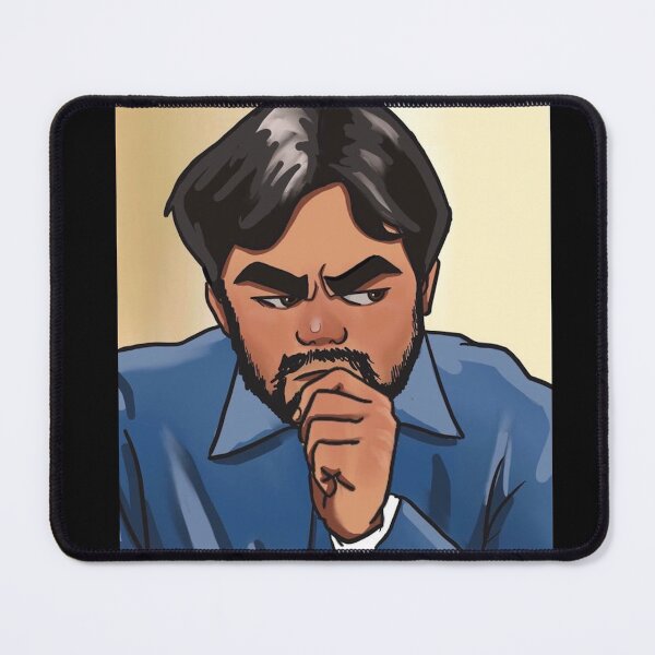 Item preview, Hikaru Nakamura Thinking Fan Art designed and sold by GambitChess.