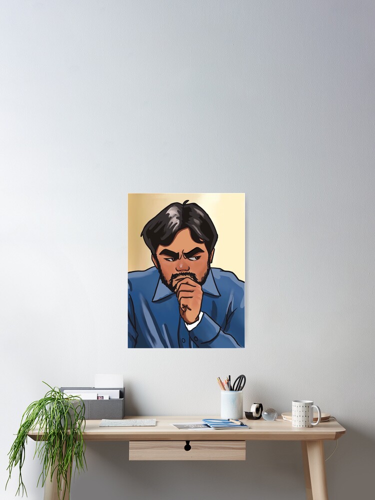 Hikaru Nakamura Fan Art Poster for Sale by GambitChess