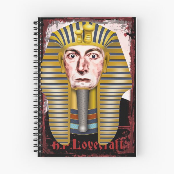Item preview, Pharaoh H. P. Lovecraft grungestyle portrait designed and sold by Zanimations.