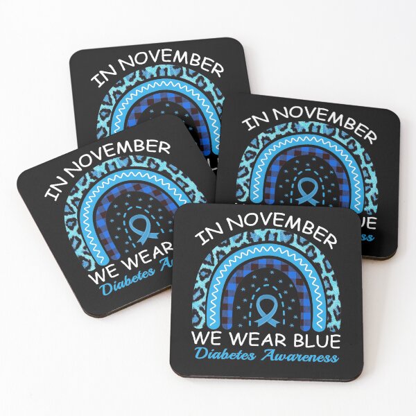 Item preview, In November We Wear Blue Diabetes Awareness  designed and sold by Mirnamar.