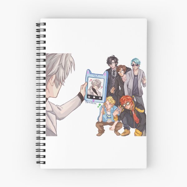 Item preview, RFA team taking a group selfie to send to MC~ designed and sold by taffydesu.