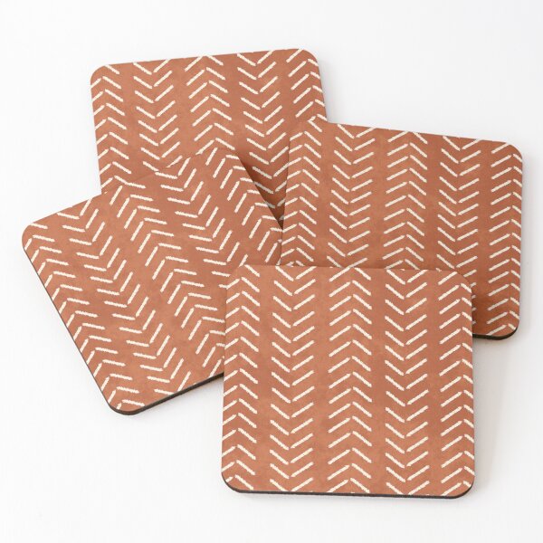 Item preview, rusty mudcloth pattern - medium arrows designed and sold by Preppy Aesthetic Designs.