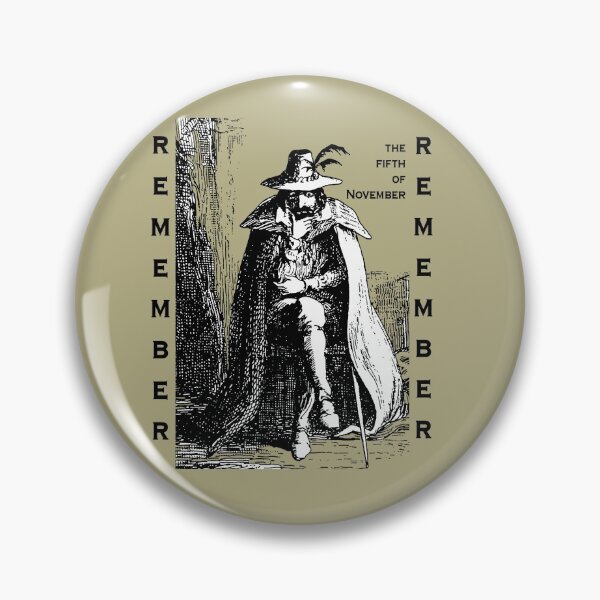 Item preview, Remember Remember Guy Fawkes Day Vintage Illustration designed and sold by taiche.