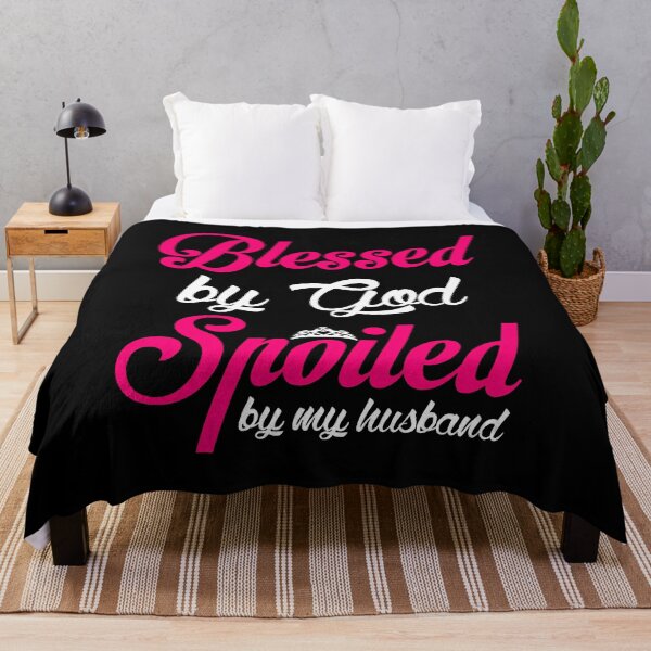 Item preview, Blessed By God Spoiled By My Husband on Personalized designed and sold by shopPunPosa.