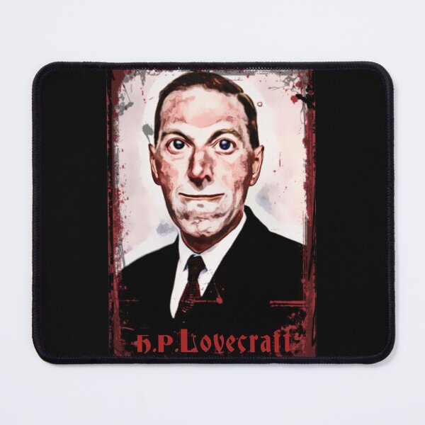 Item preview, Innsmouth smiling H. P. Lovecraft grungestyle portrait designed and sold by Zanimations.