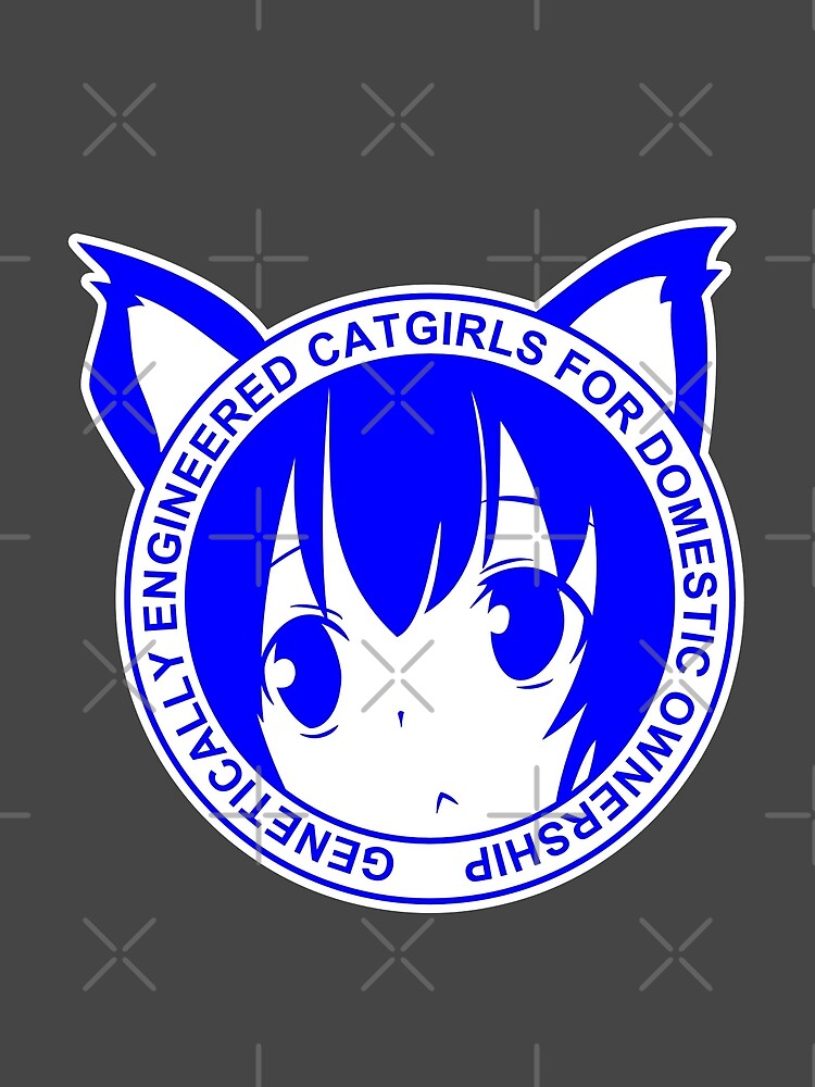 Genetically Engineered Catgirls for Domestic Ownership! (Black) | Greeting  Card