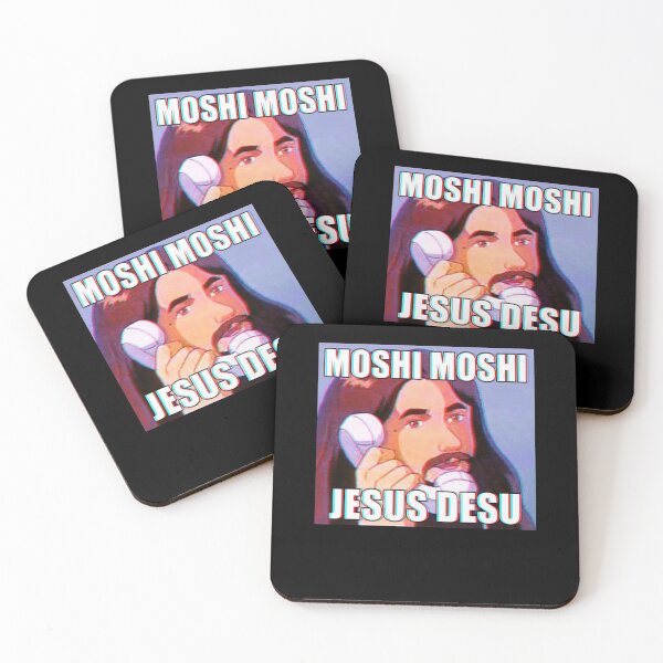 Item preview, MOSHI MOSHI, JESUS DESU   designed and sold by TillmanHudson.