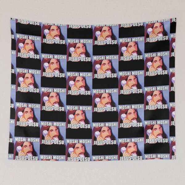 Item preview, MOSHI MOSHI, JESUS DESU   designed and sold by TillmanHudson.