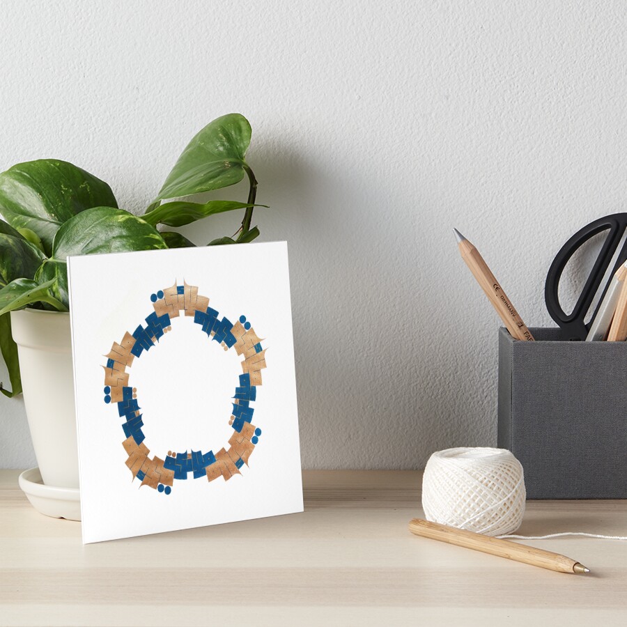 Item preview, Art Board Print designed and sold by majnouna.