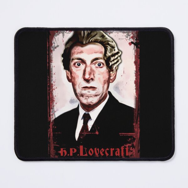 Item preview, Bagwig H.P. Lovecraft grunge style portrait designed and sold by Zanimations.