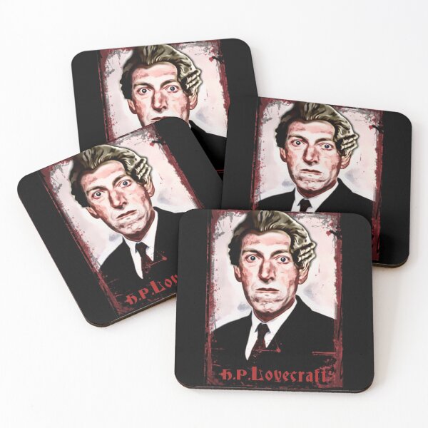 Item preview, Bagwig H.P. Lovecraft grunge style portrait designed and sold by Zanimations.