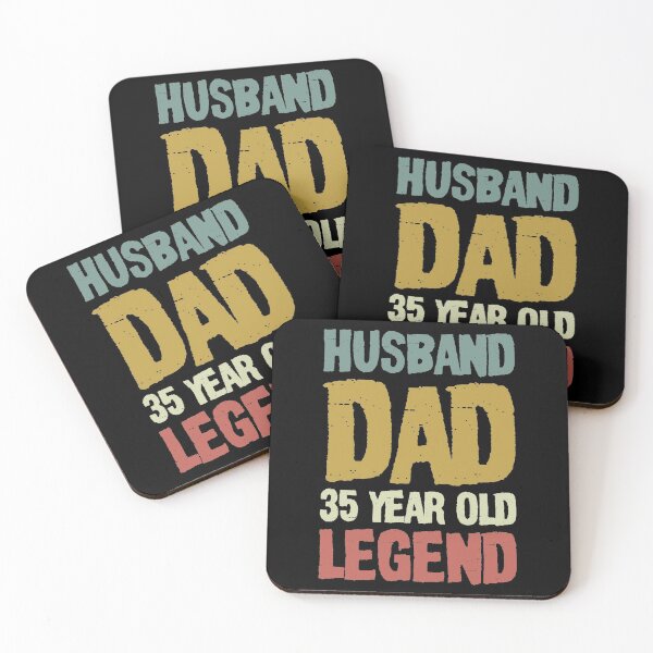 Aperçu de l'œuvre Mari papa légende de 35 ans, cadeau d'anniversaire 35 ans pour homme créée et vendue par DESIGNNOUR.