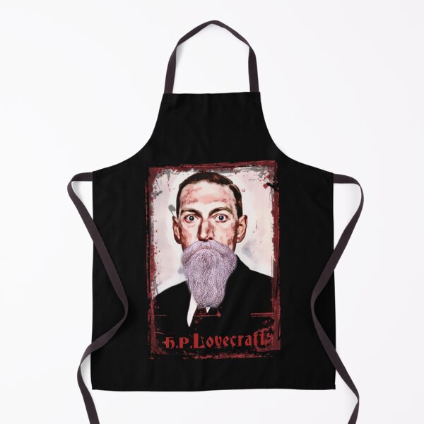 Item preview, Bearded H. P. Lovecraft grunge style portrait designed and sold by Zanimations.