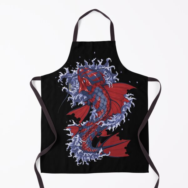 Item preview, Illustration of red and blue fish,Koi butterfly tattoo fish drawing, hand painted fish, watercolor, png material,Stickers designed and sold by Moha47.