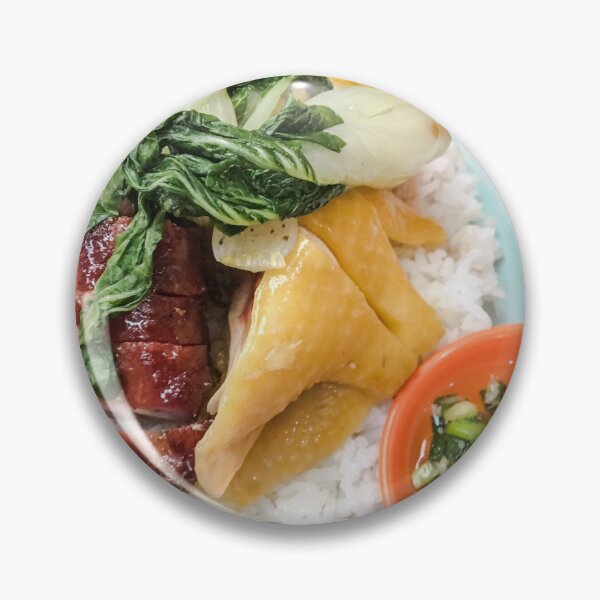 Item preview, Char Siu Fan and Chicken Chinese BBQ Combo Dish designed and sold by healthybrains.