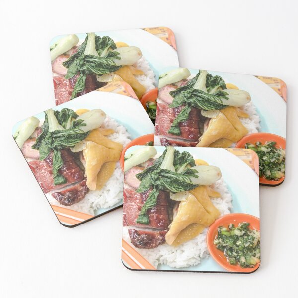 Item preview, Char Siu Fan and Chicken Chinese BBQ Combo Dish designed and sold by healthybrains.