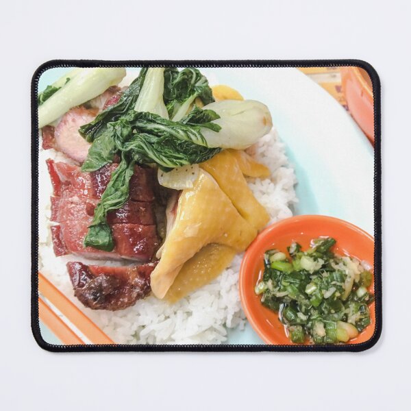 Item preview, Char Siu Fan and Chicken Chinese BBQ Combo Dish designed and sold by healthybrains.