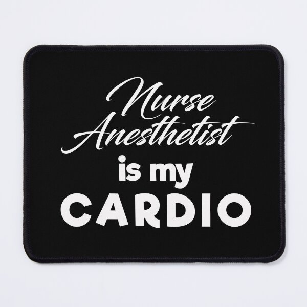 Item preview, Nurse Anesthetist Is My Cardio : Funny Nurse Anesthetist T-shirt Coworker Gag Gift For Men And Women (Birthday, Halloween, Christmas & Thanksgiving Gifts Idea) designed and sold by Letaf.
