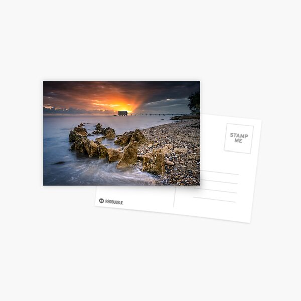 Bembridge Lifeboat Station Sunrise Postcard