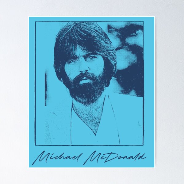 Artikelvorschau, Michael McDonald Retro ästhetisches Fan Art Design entworfen und verkauft von WardAmber.