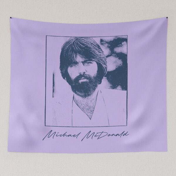 Item preview, Michael McDonald Retro Aesthetic Fan Art Design  designed and sold by WardAmber.