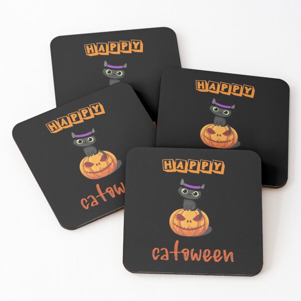 Item preview, Happy Catoween - Funny Halloween Day Wishes designed and sold by anjanaartz.