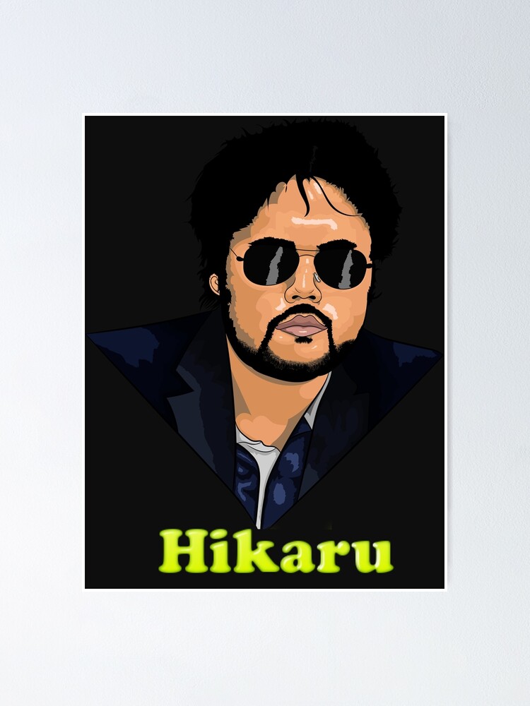 Hikaru Nakamura Cartoon Photographic Print for Sale by GambitChess