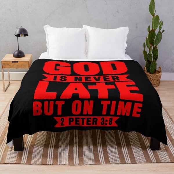 Item preview, God is never late designed and sold by plushism.