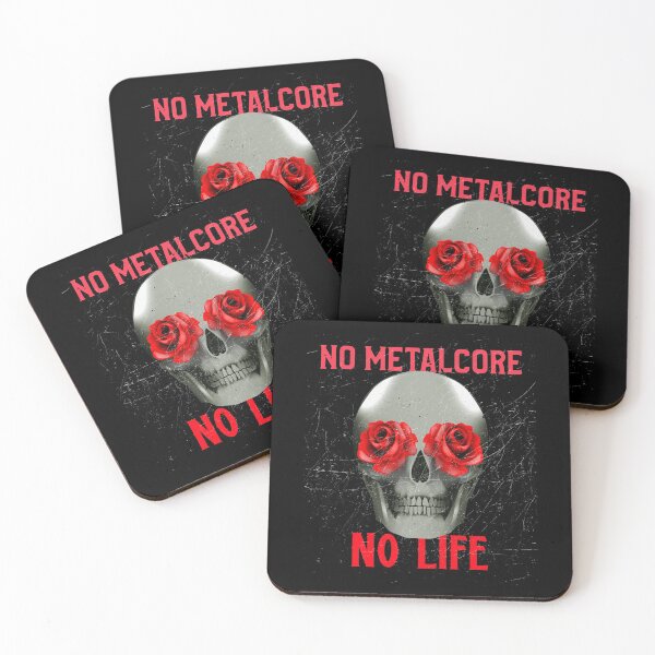 Item preview, No Metalcore No Life - Heavy Metal Metalcore Design designed and sold by Shirtlify.