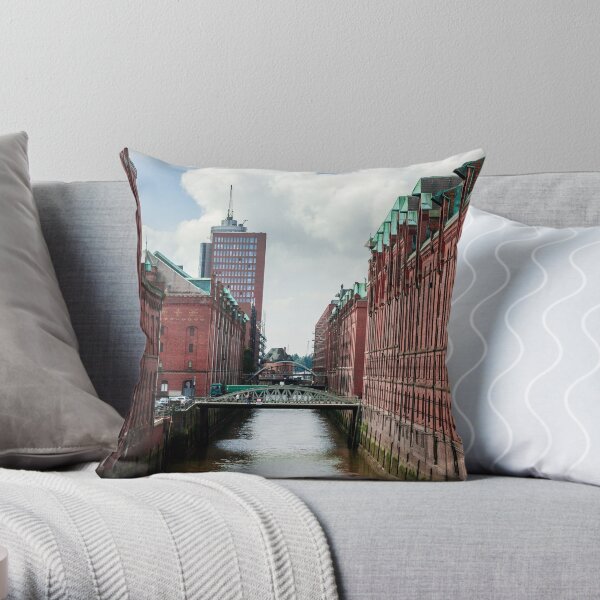 hamburg hafencity 01 Throw Pillow