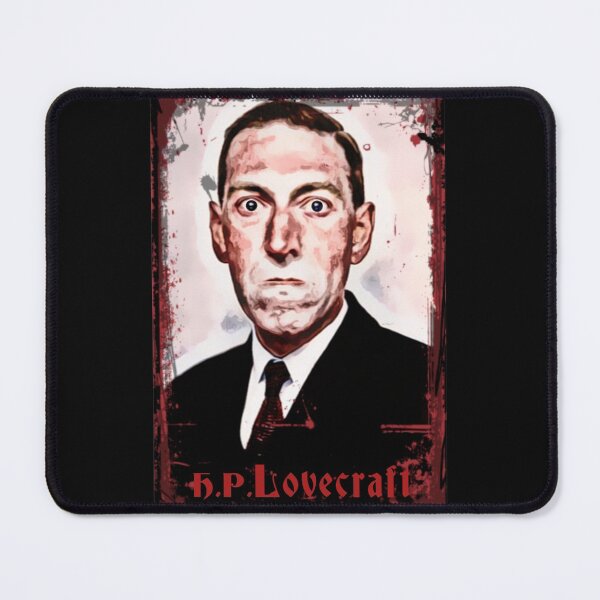 Item preview, Mundtoter H. P. Lovecraft grungestyle portrait designed and sold by Zanimations.