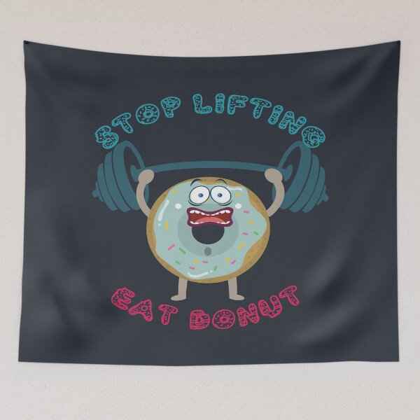 Item preview, Stop lifting eat donuts designed and sold by Donutlovers.