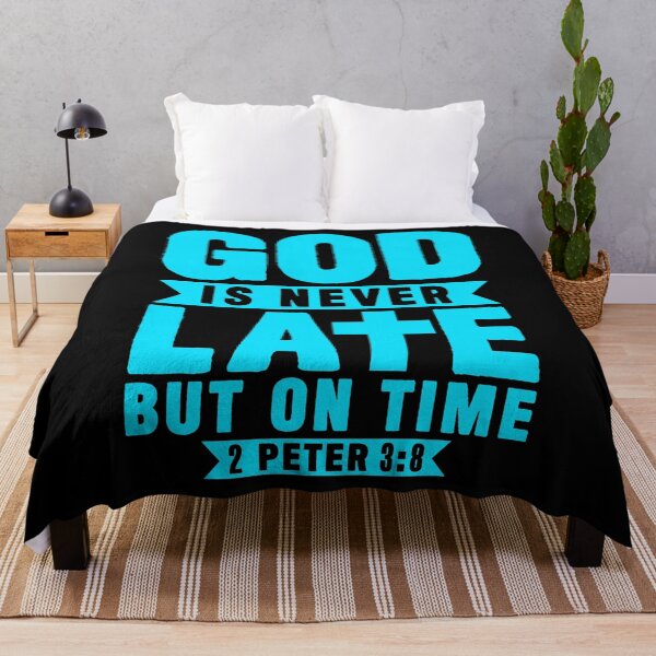 Item preview, God is never late designed and sold by plushism.