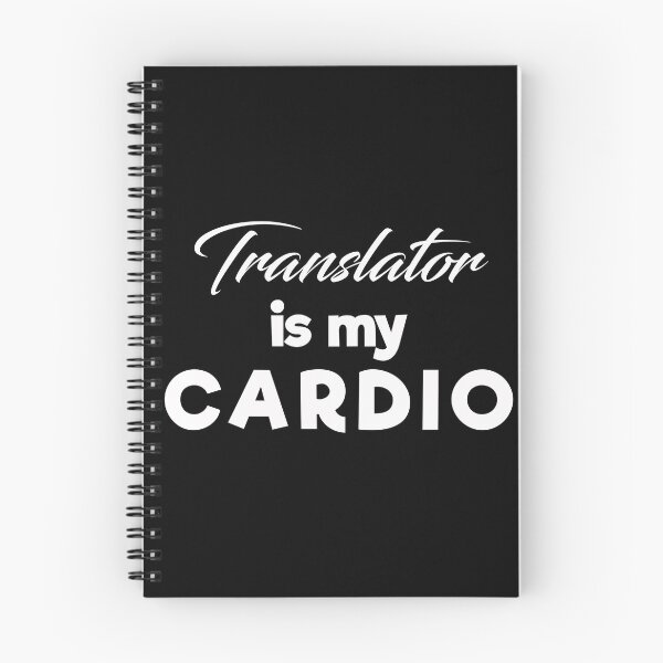 Item preview, Translator Is My Cardio : Funny Translator T-shirt Coworker Gag Gift For Men And Women (Birthday, Halloween, Christmas & Thanksgiving Gifts Idea) designed and sold by Letaf.
