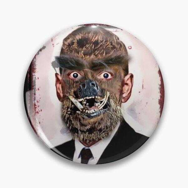 Item preview, Cannibalistic beastman H. P. Lovecraft grungestyle portrait designed and sold by Zanimations.