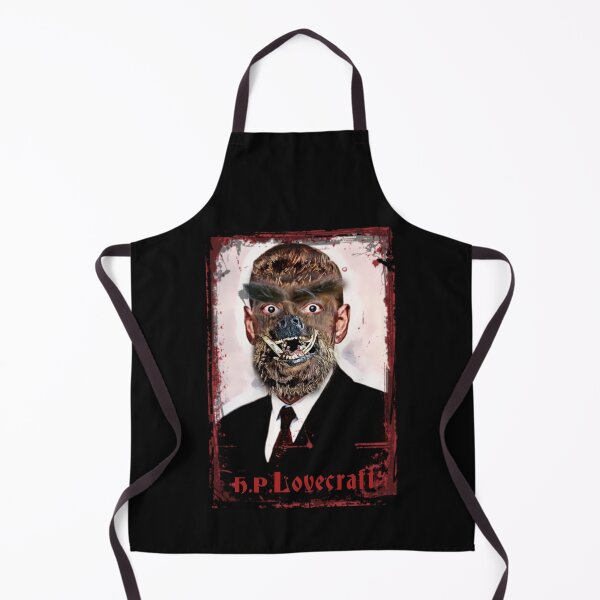 Item preview, Cannibalistic beastman H. P. Lovecraft grungestyle portrait designed and sold by Zanimations.